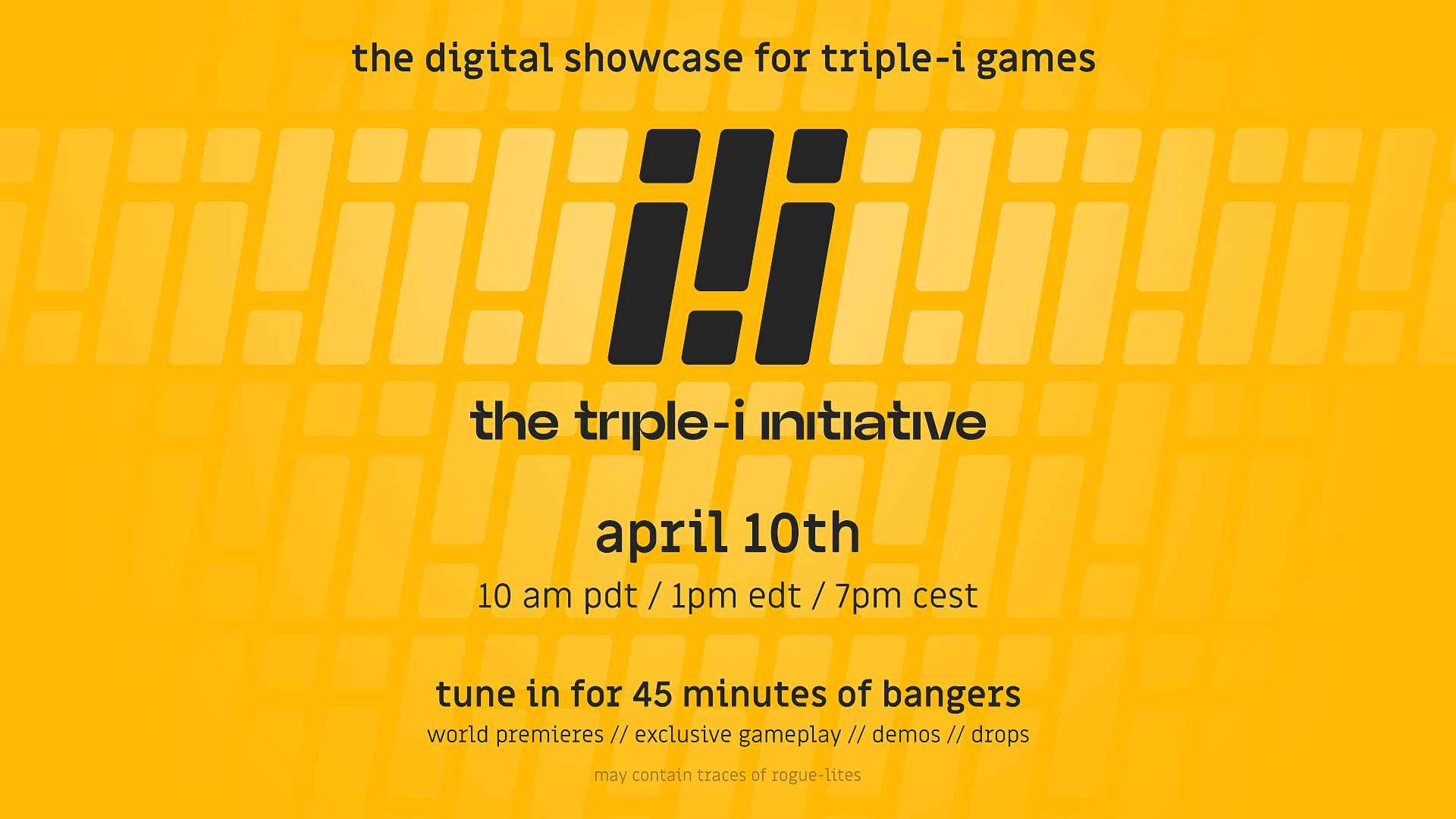 Triple-iii Initiative Showcase announced
