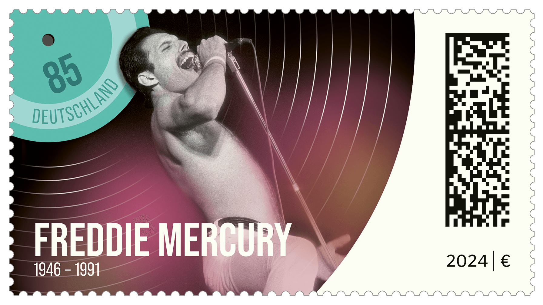 Freddie Mercury erhält eigene Briefmarke