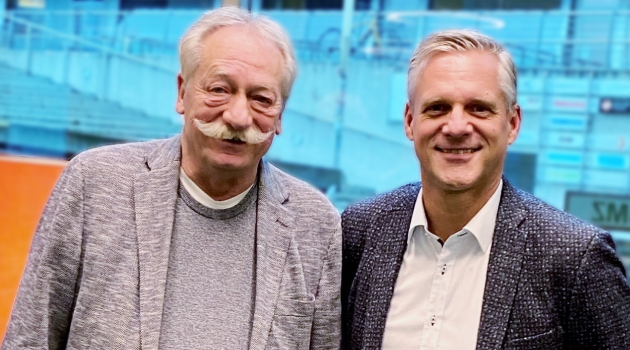 von links nach rechts: Thomas Koch, The DOOH Consultancy (TDC) und Udo Schendel, Geschäftsführer von Jost von Brandis