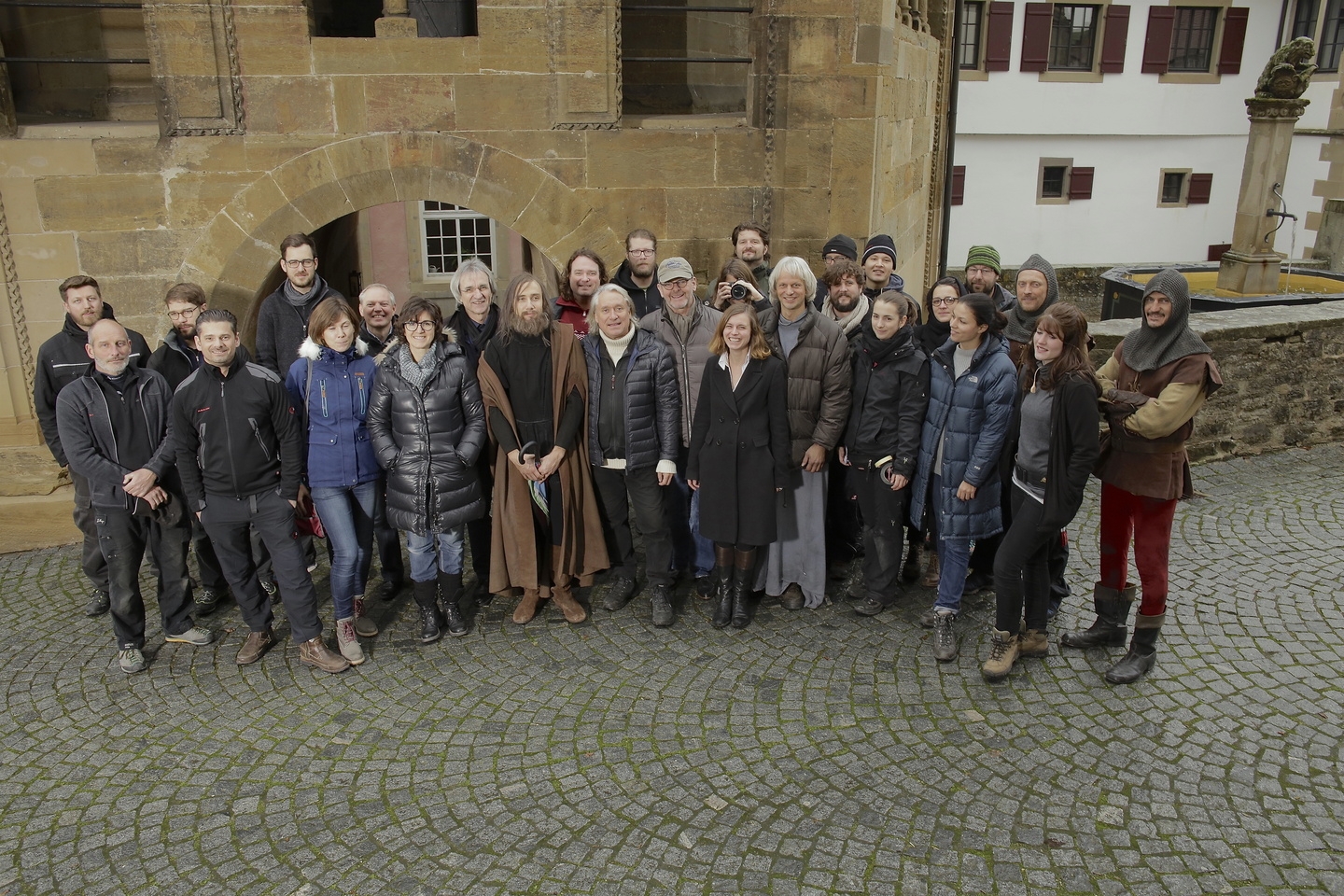Luther-Code, Der / Drehstart zu der sechsteiligen TV-Reihe "Neuerfindung der Welt" auf Kloster Großcomburg bei Schwäbisch Hall
