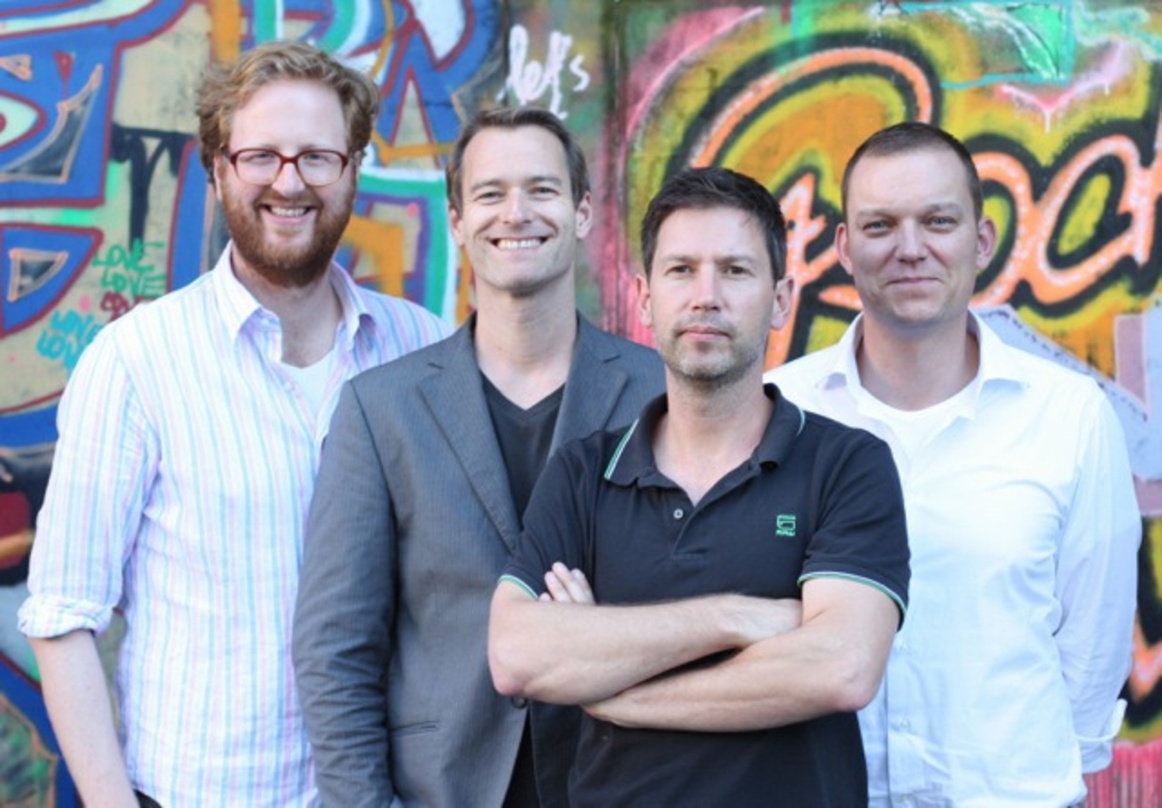 Engagieren sich nun für die c/o pop (von links): Steffen Gottwald, Eike Faecks, Fabian Gerhartz und Alexander Wege (alle White Rabbit)