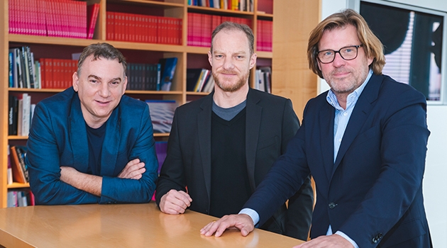 v.l.: Michael Samak, Martin Lütgenau und BCN-Chef Burkhard Graßmann.