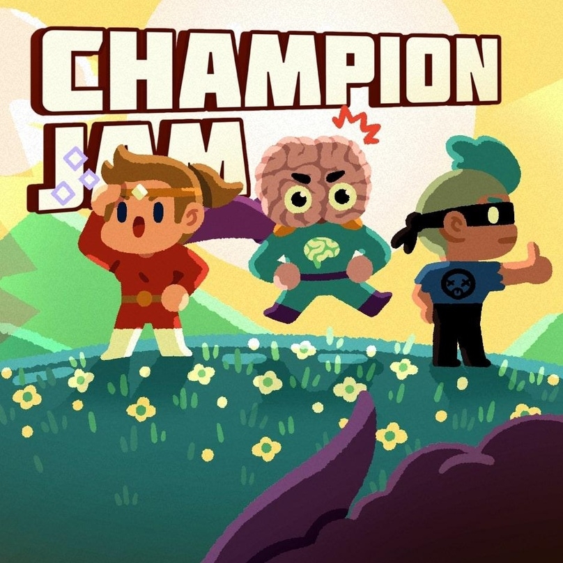 Motto des Game Jams ist "Champion".