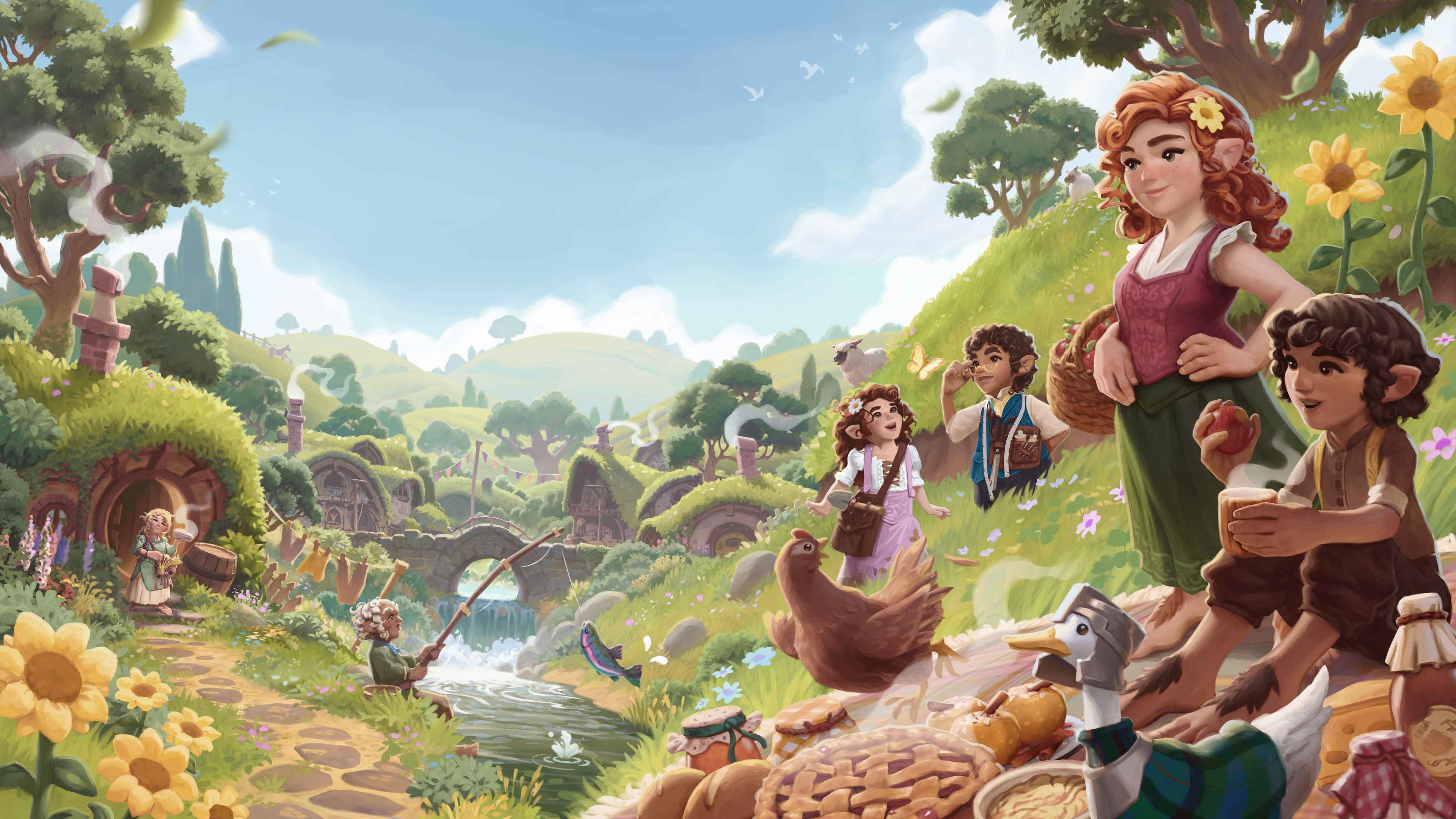 Tales of the Shire: A Lord of the Rings Game  Artwork