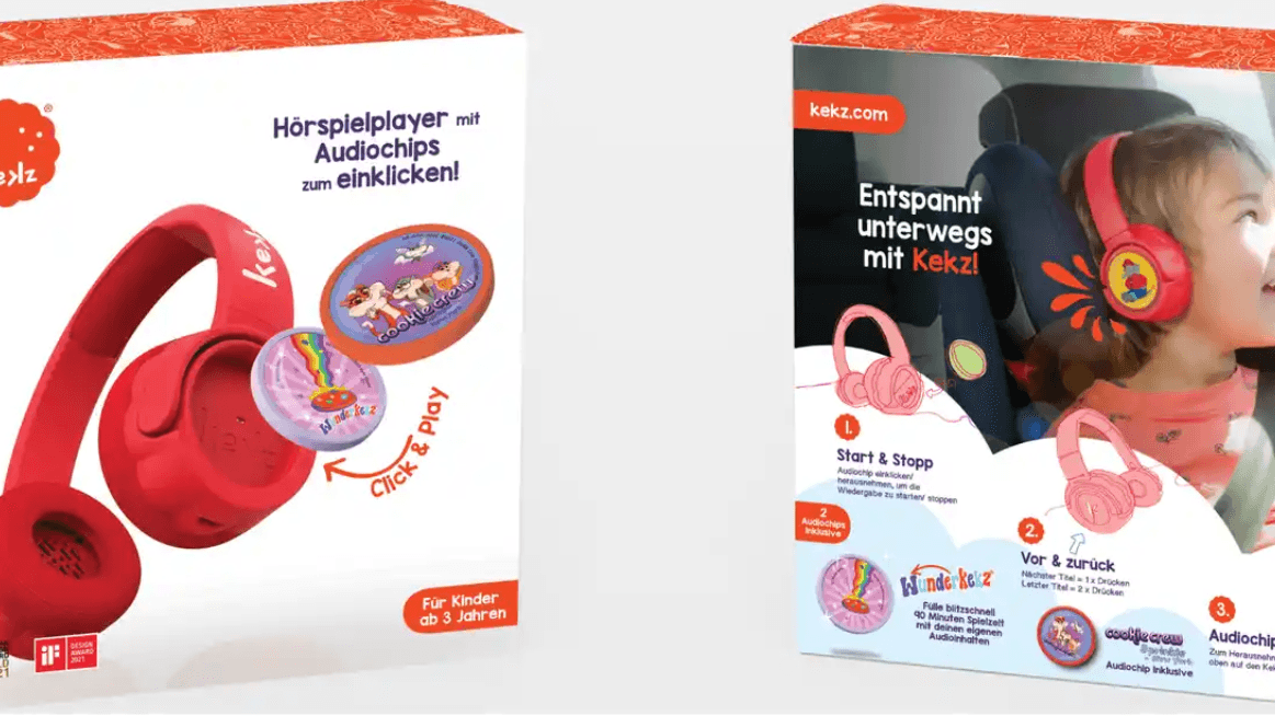 Kekz verkauft Kinderkopfhörer bei Rossmann