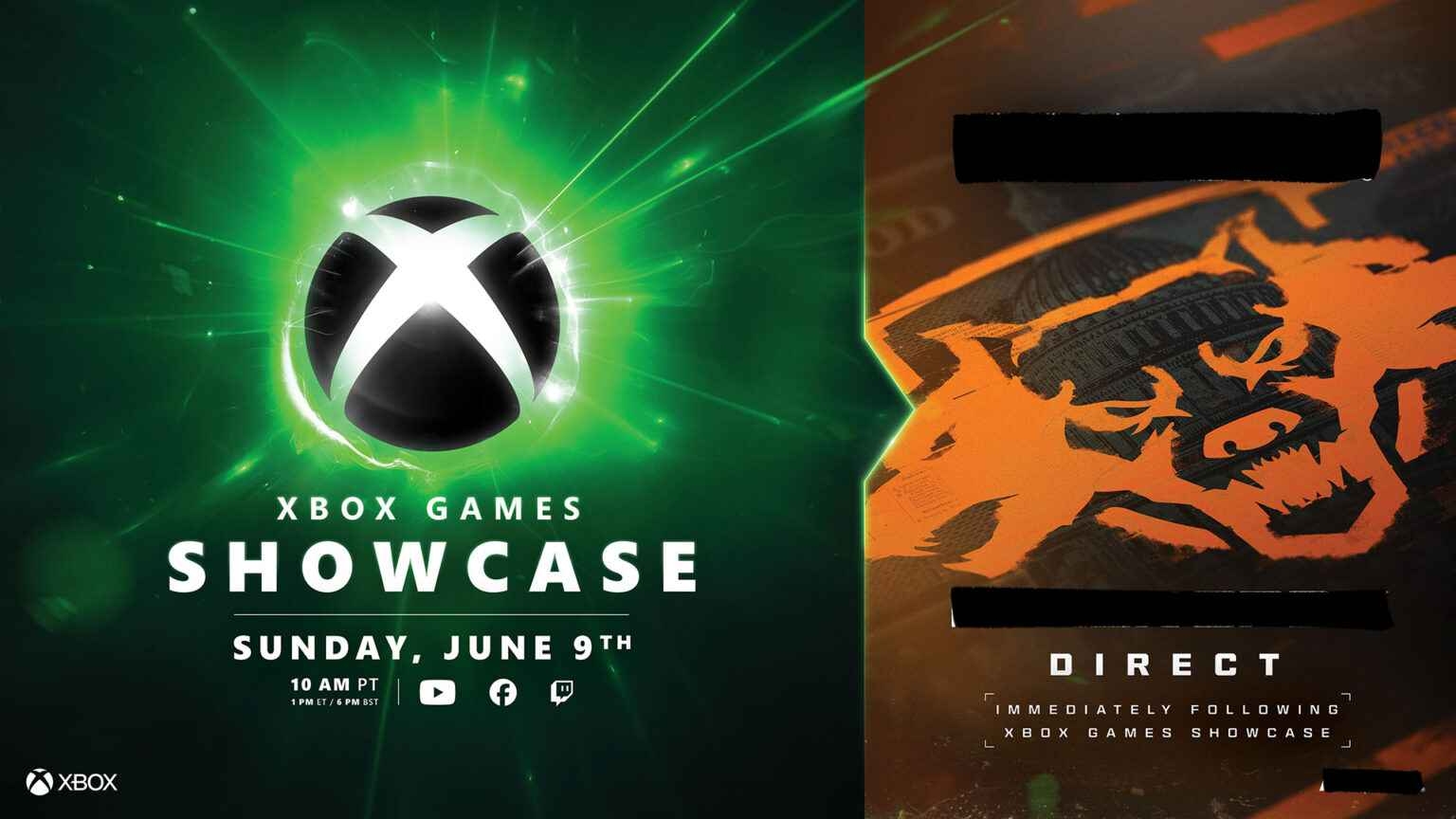Xbox Games Showcase Followed by [Redacted] Direct in June