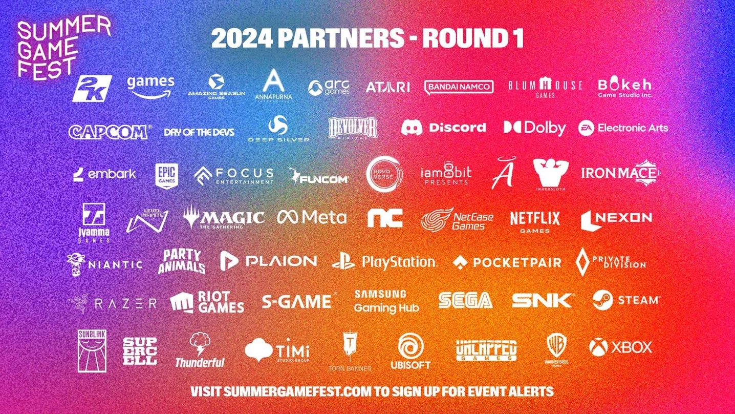 First 55 Partners Confirmed for Summer Game Fest 2024