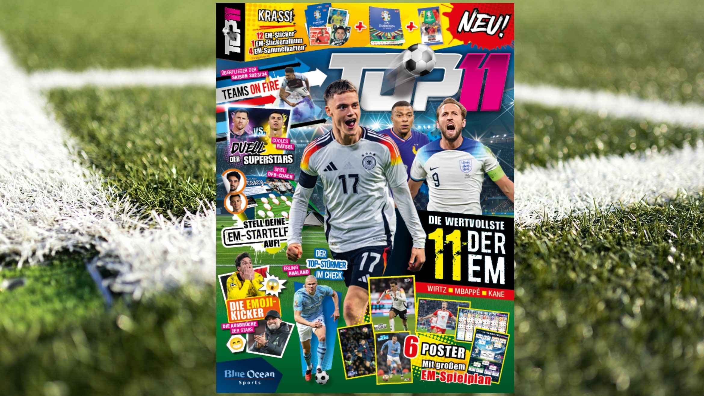 Blue Ocean bringt neues Fußballmagazin "Top11" an den Kiosk