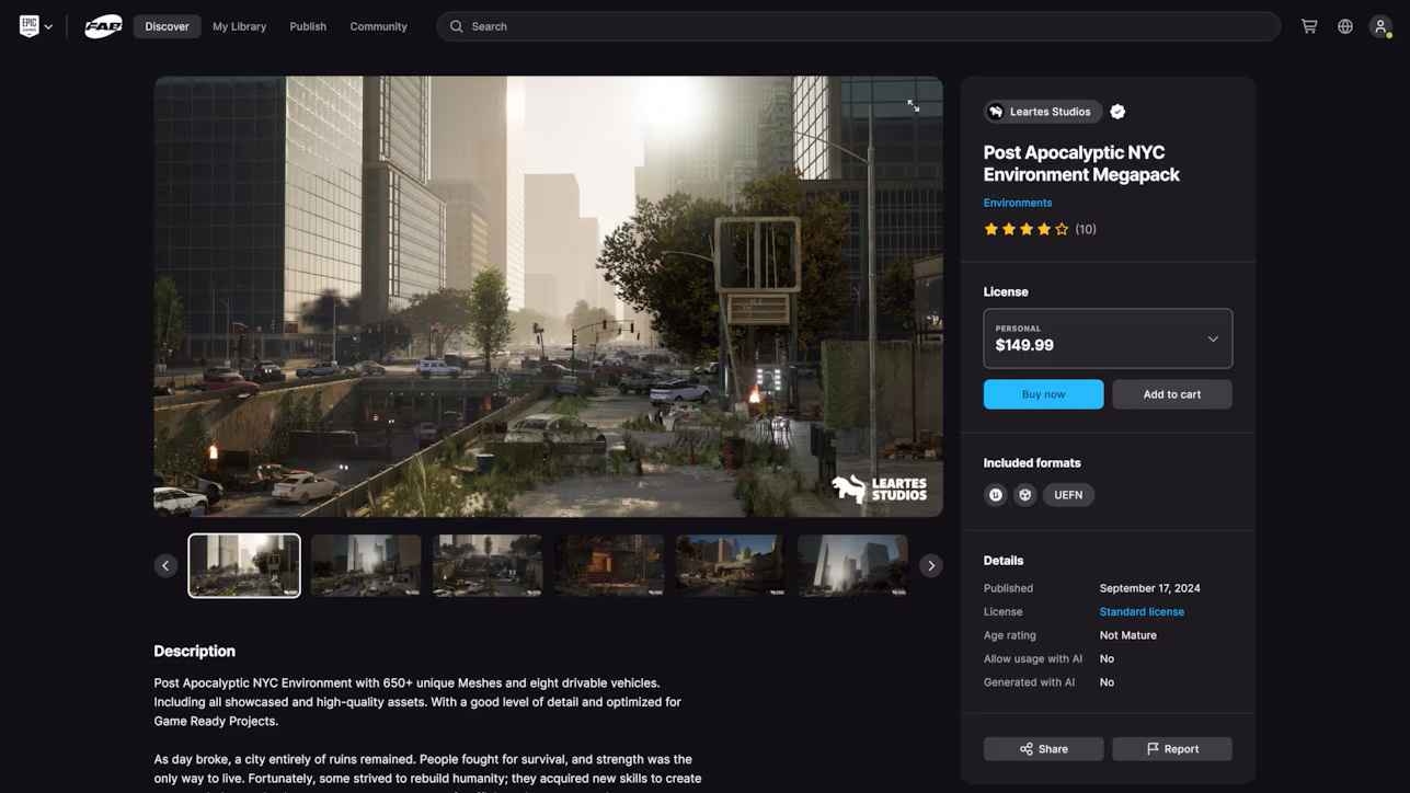 Epic Games Launches Fab Marketplace in Mid-October