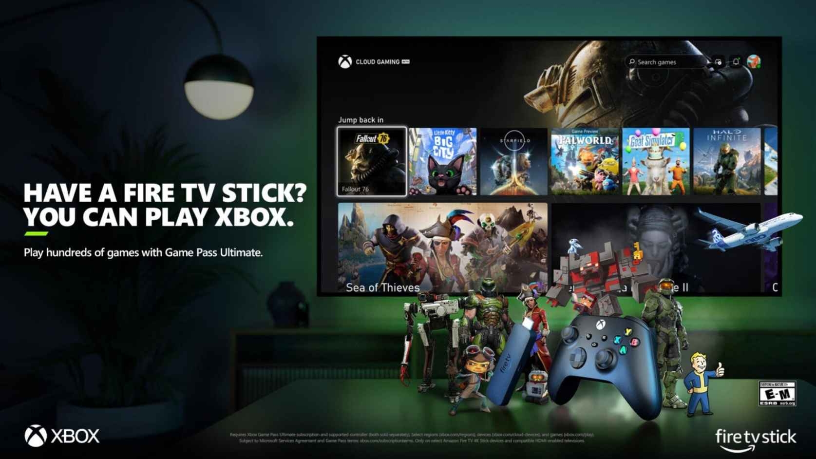 Xbox Cloud Gaming Coming to Select Amazon Fire TV Devices