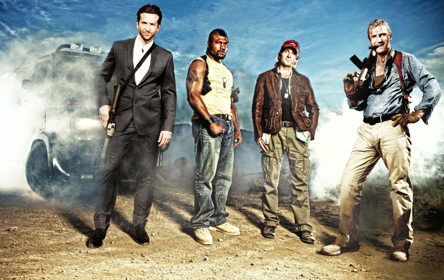 A-Team - Der Film, Das / Bradley Cooper / Quinton "Rampage" Jackson / Sharlto Copley / Liam Neeson