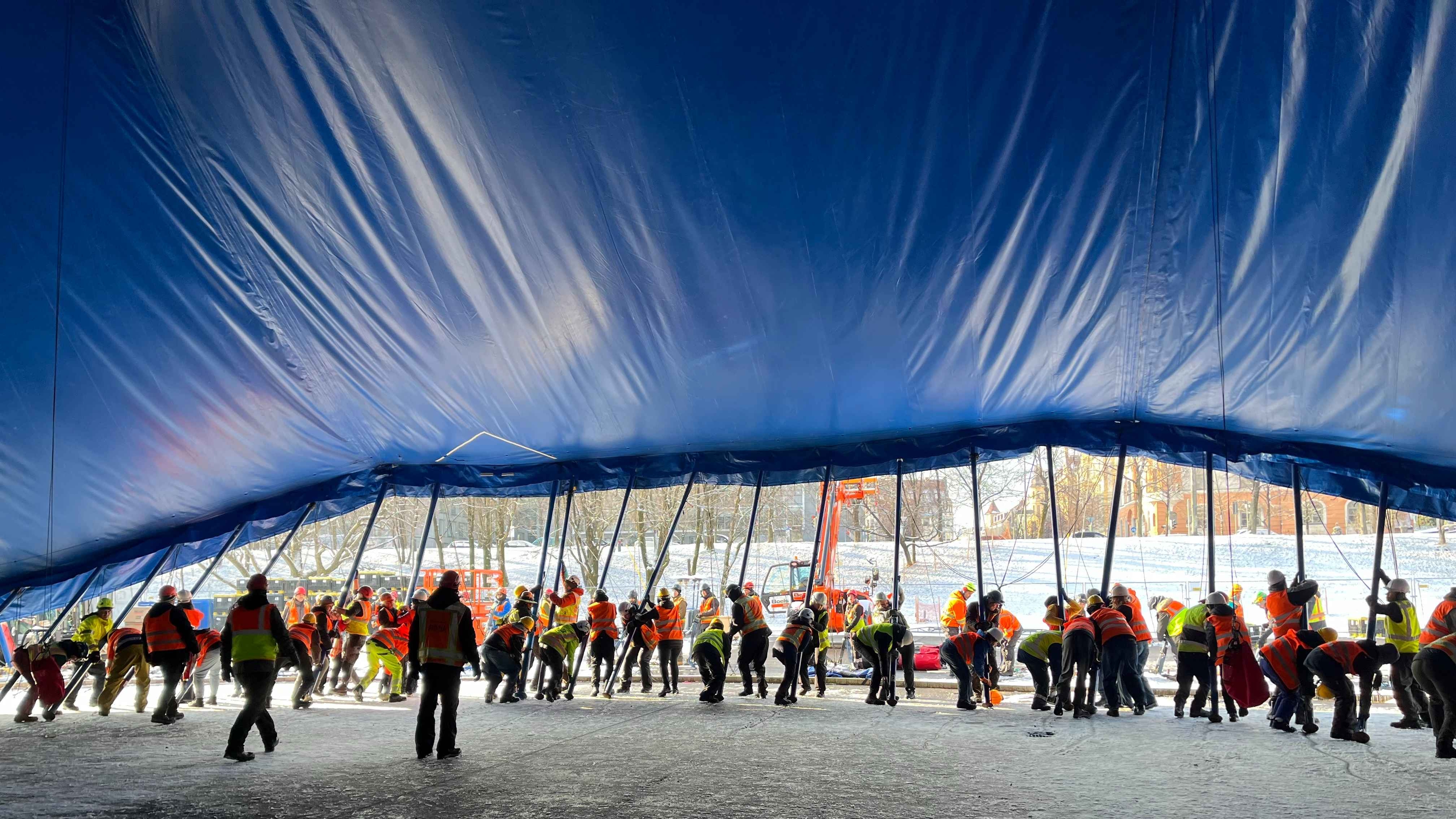 Cirque du Soleil schlug “kuriose” Zelte in München auf