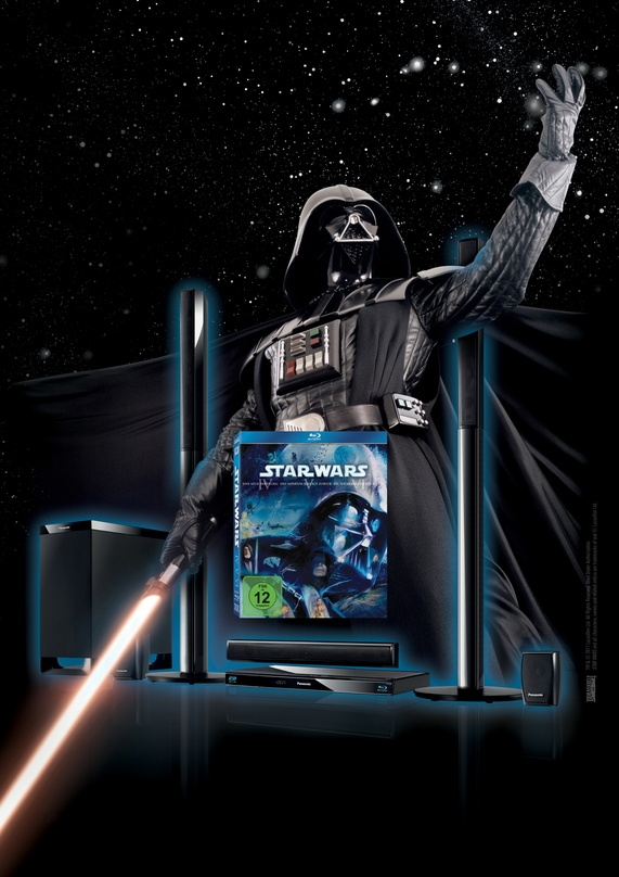 Panasonic bündelt 3D-Blu-ray-Anlagen mit der "Star Wars - Trilogie"