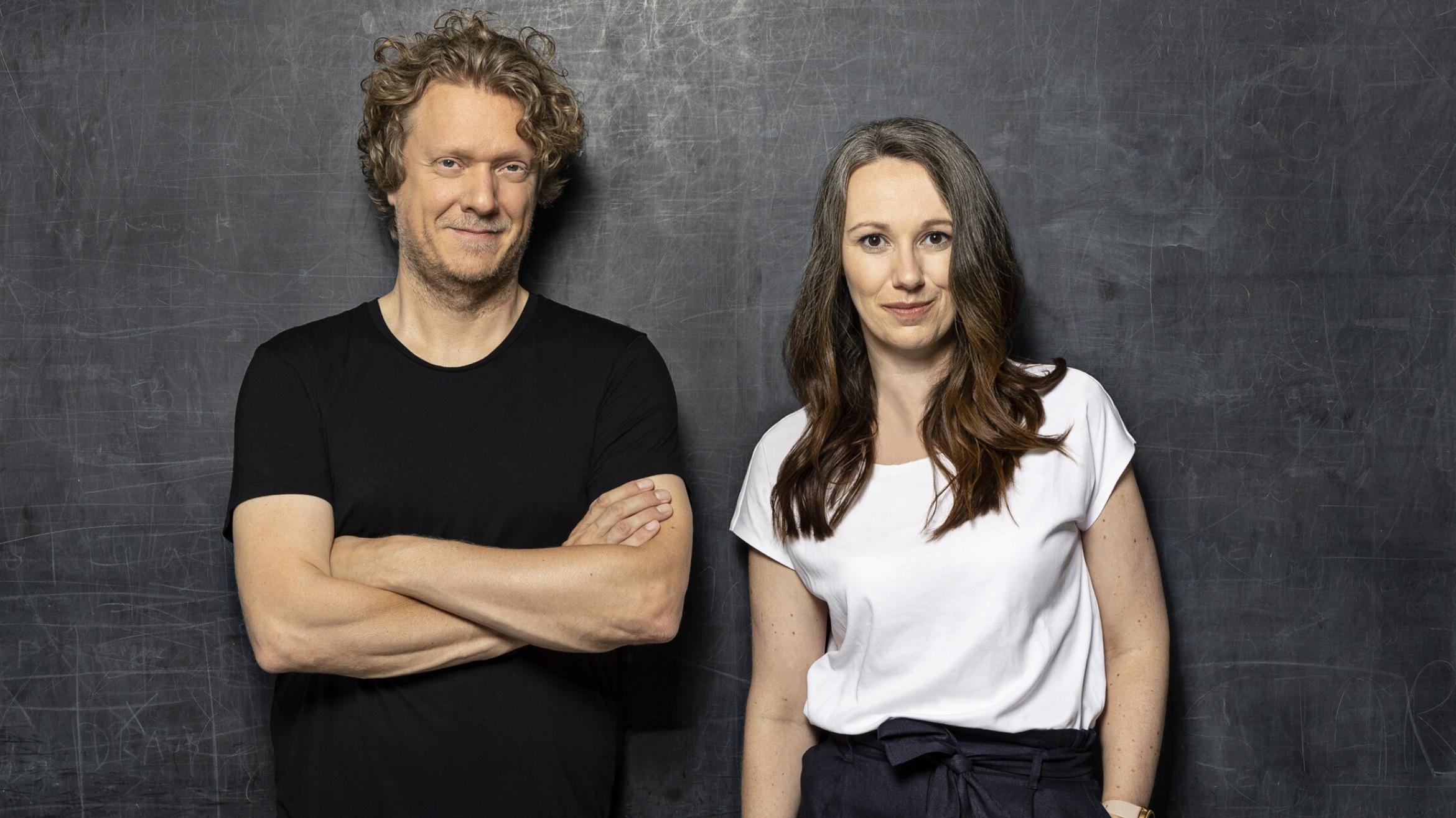 Die Programmgeschäftsführung von Funk: Philipp Schild und Kristin Blum –