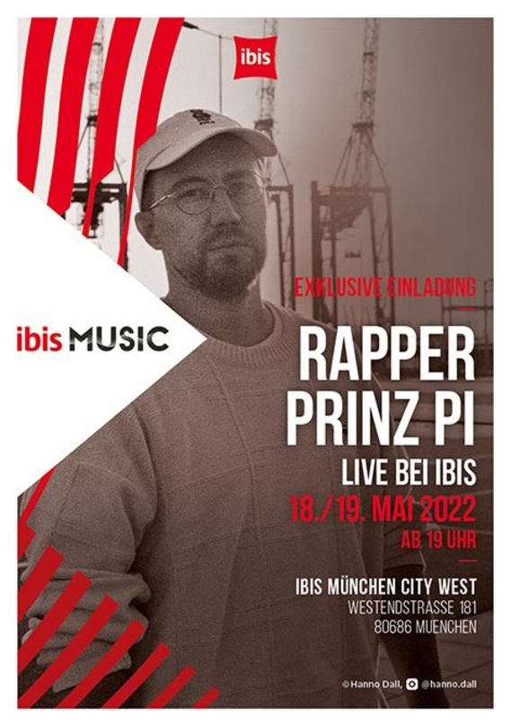 Spielt zwei Konzerte bei ibis: Rapper Prinz Pi