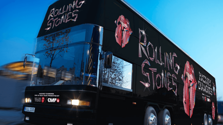 Rolling Stones schicken Pop-up-Bus durch Deutschland