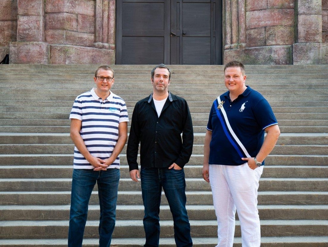 Machen gemeinsame Sache (von links): Marc Moll, Stefan Lohmann und Maximilian Tüg