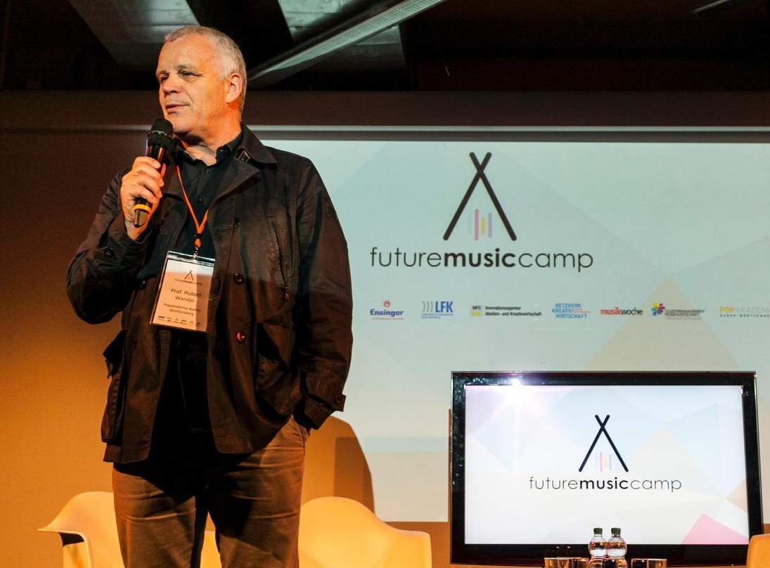 Beim Future Music Camp 2015: Hubert Wandjo