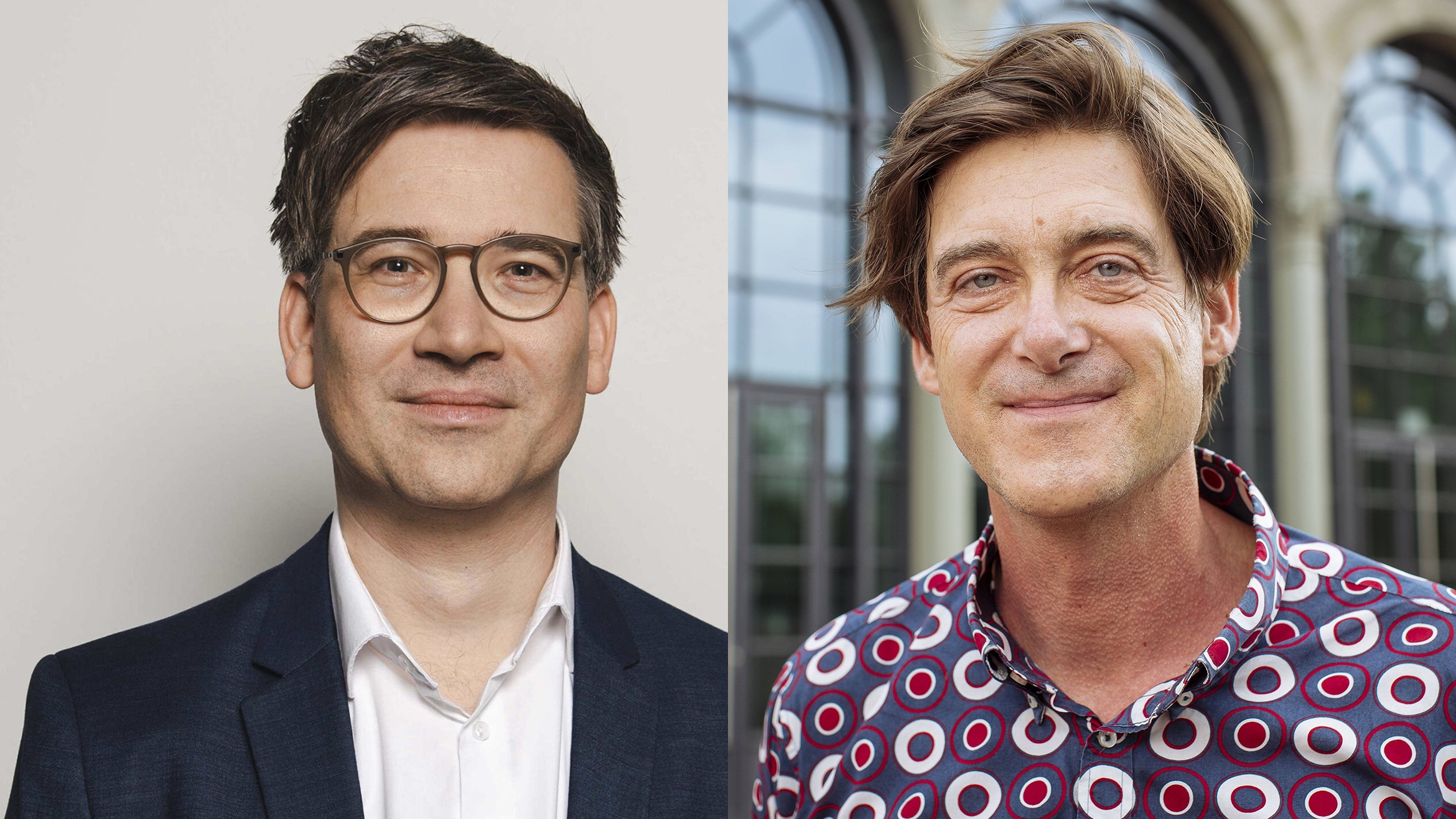 Die "Tagesspiegel"-Chefredakteure Christian Tretbar (l.) und Lorenz Maroldt -
