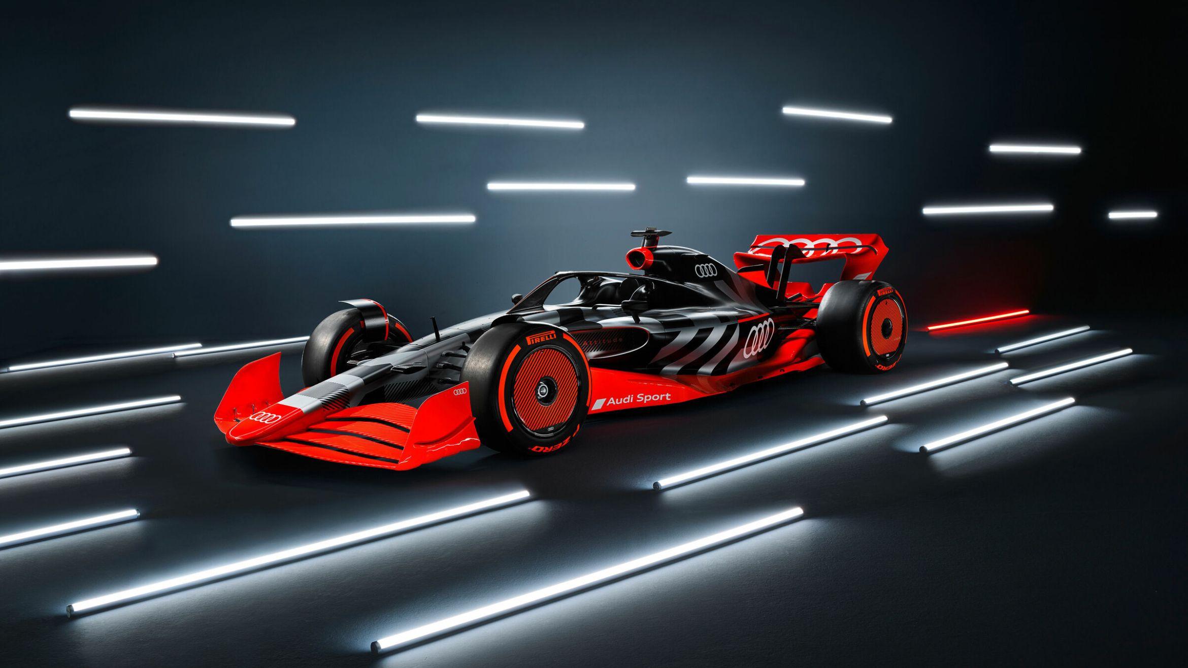 Audis Showcar zum Einstieg in die Formel 1 –