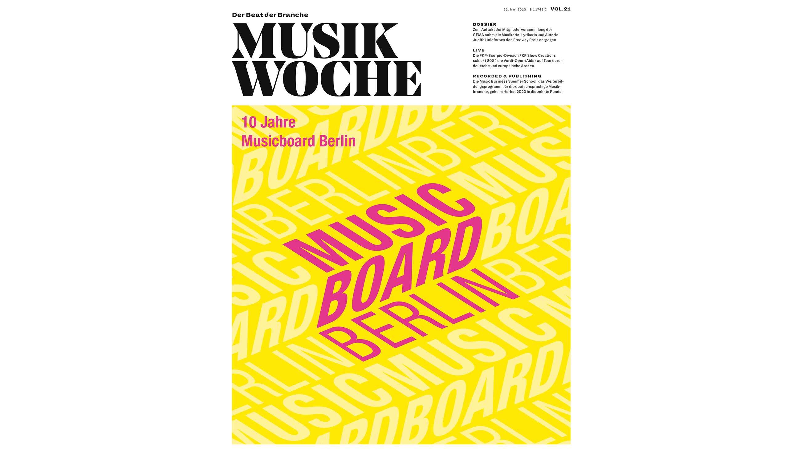 MusikWoche Vol. 21/2023