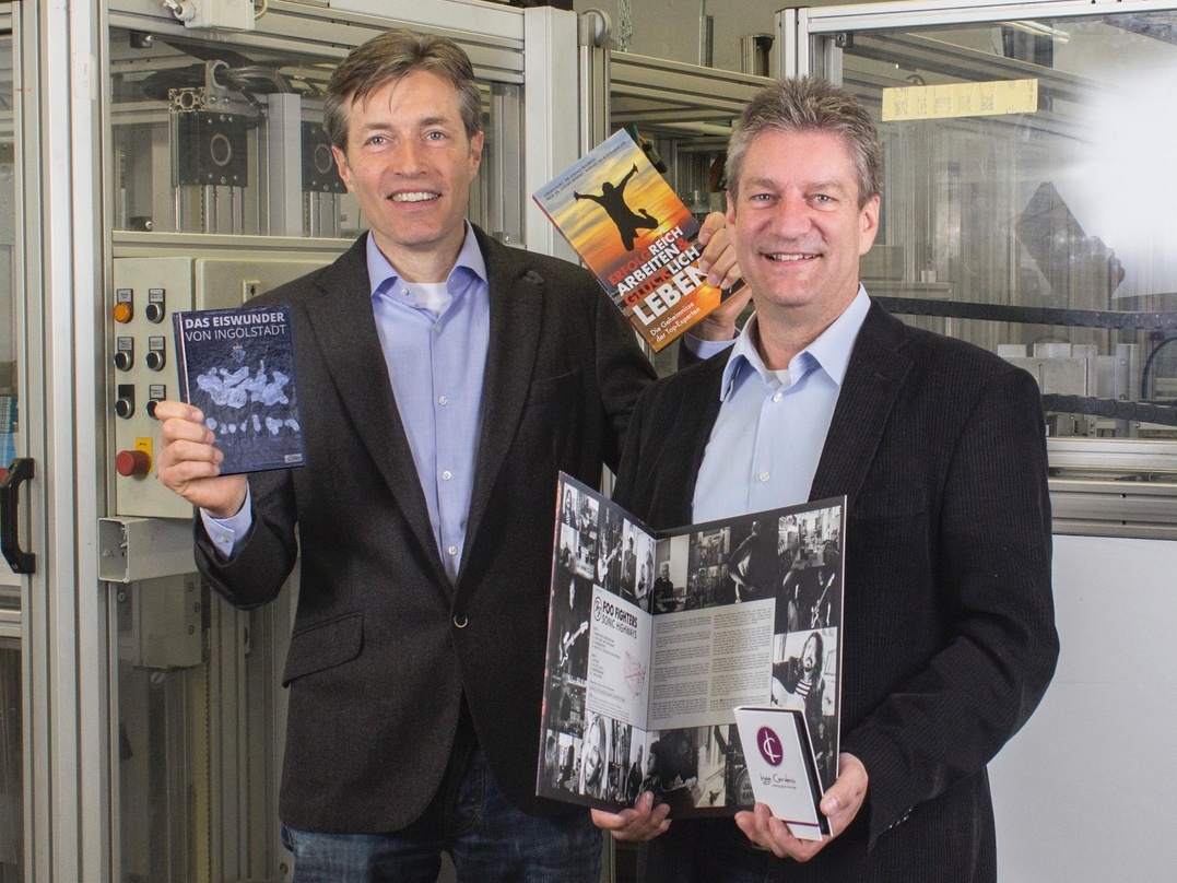 Produzieren Mediabooks und Buchboxen: Markus Hartmann (l.) und Jürgen Gaspar (beide IBA Hartmann)