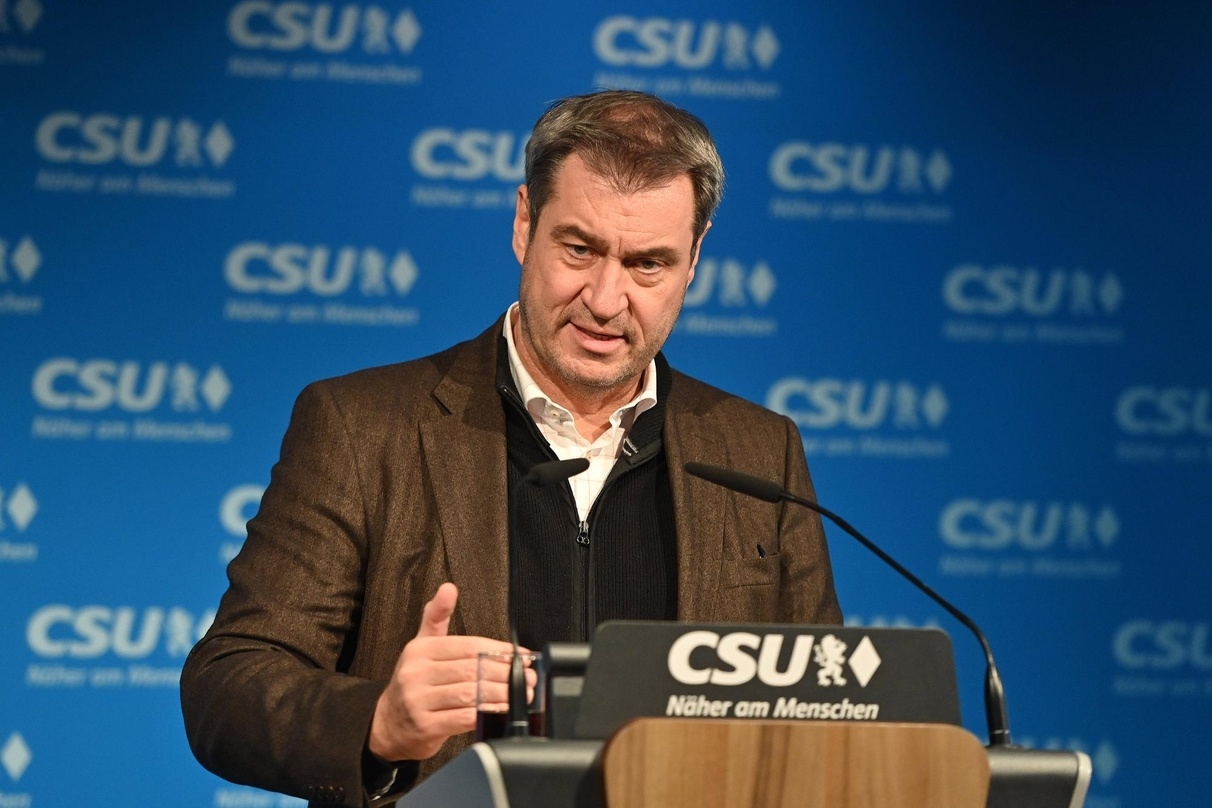 Bayerns Ministerpräsident Markus Söder sprach sich erneut entschieden für eine allgemeine Impfpflicht aus