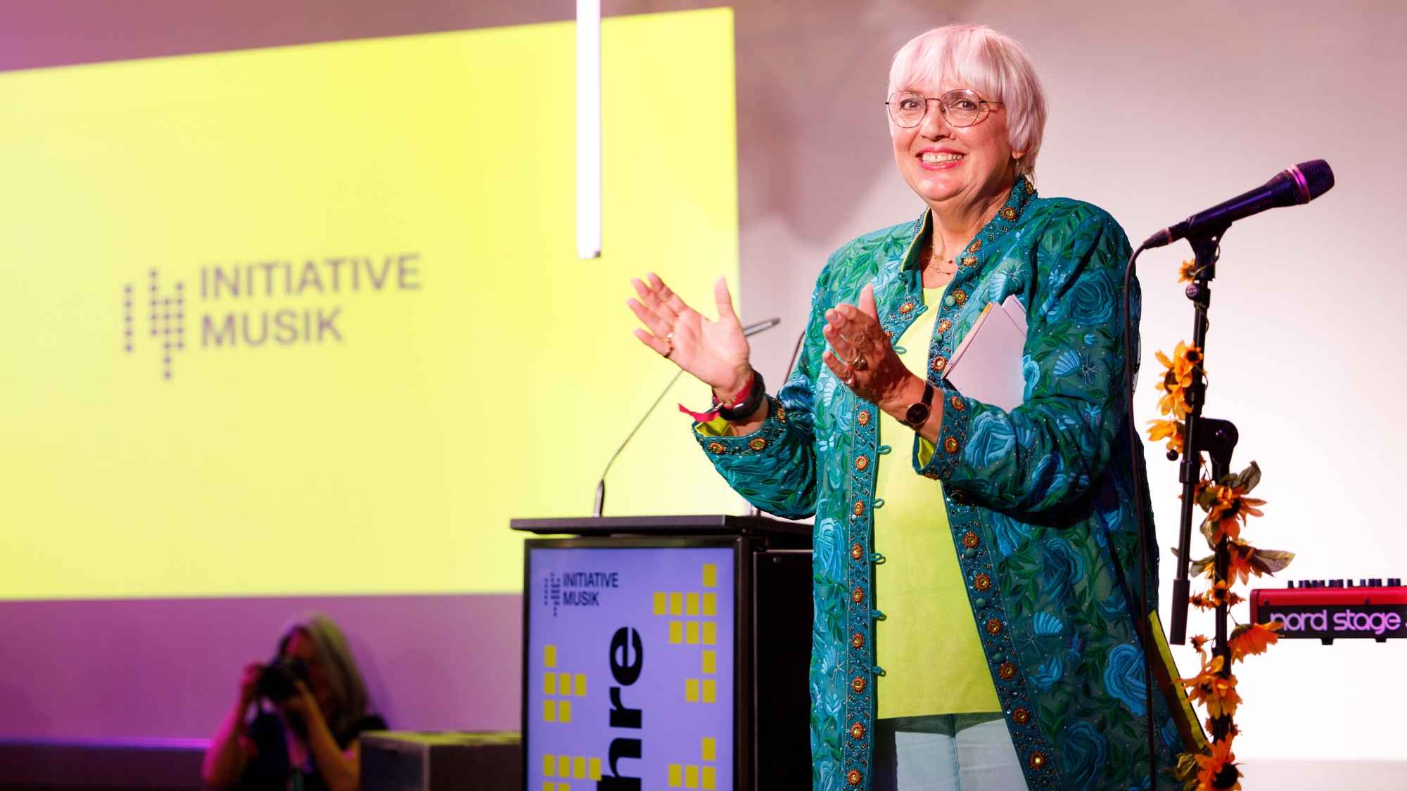 15 JAHRE INITIATIVE MUSIK, am 13. Juni 2023 im Berliner Festsaal Kreuzberg, Foto: Stefan Wieland