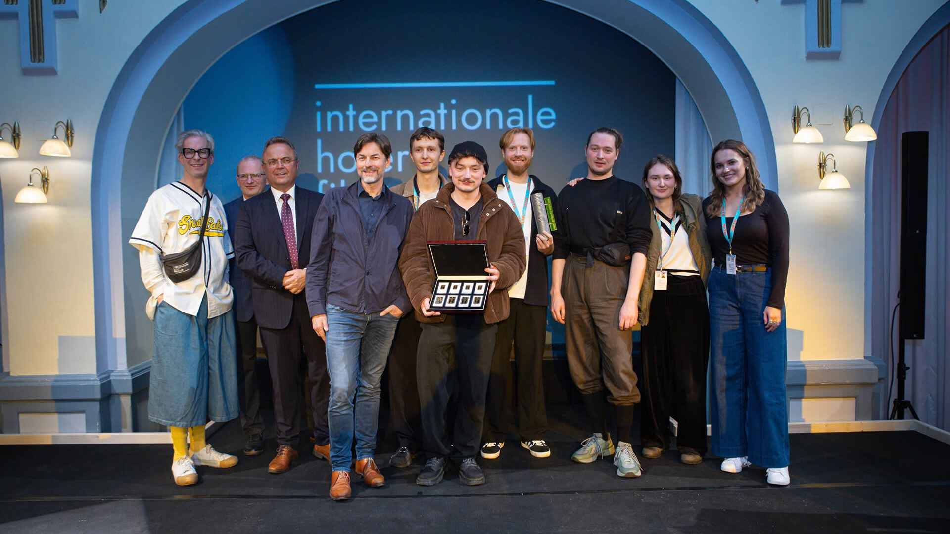 „Vereinzelt Sonne“-Team, Goldpreis bei den Hofer Filmtagen