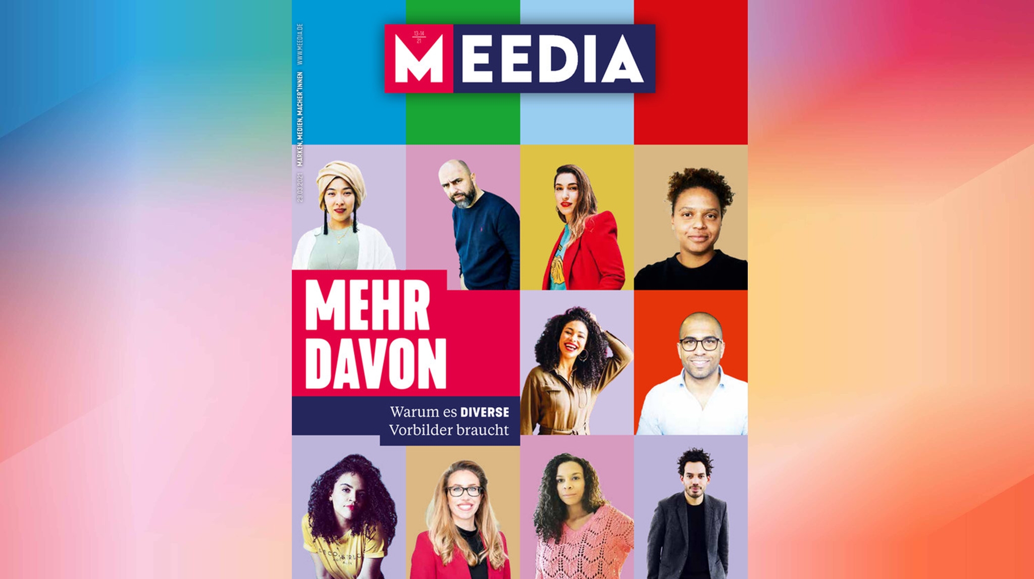 Diversity im Fokus: Das Cover der neuen MEEDIA