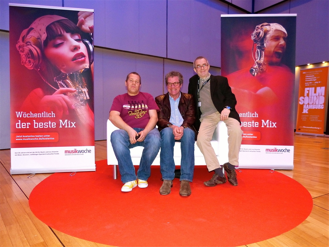 Nahmen auf der MusikWoche-Couch Platz (von links): Torsten Fuchs, Fritz Werner Haver, Manfred Gillig-Degrave