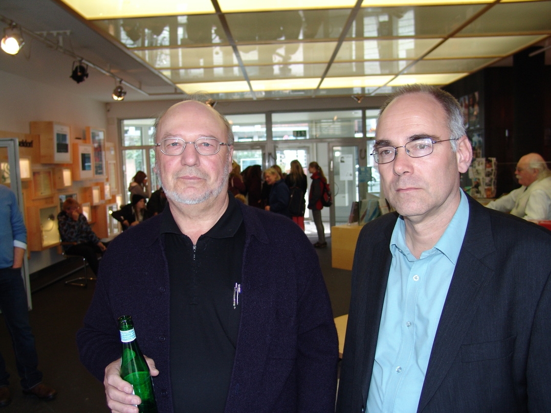 Vor der Versammlung: IVD-Aufsichtsrat Hans-Peter Lackhoff (l.) mit IVD-Vorstand Jörg Weinrich