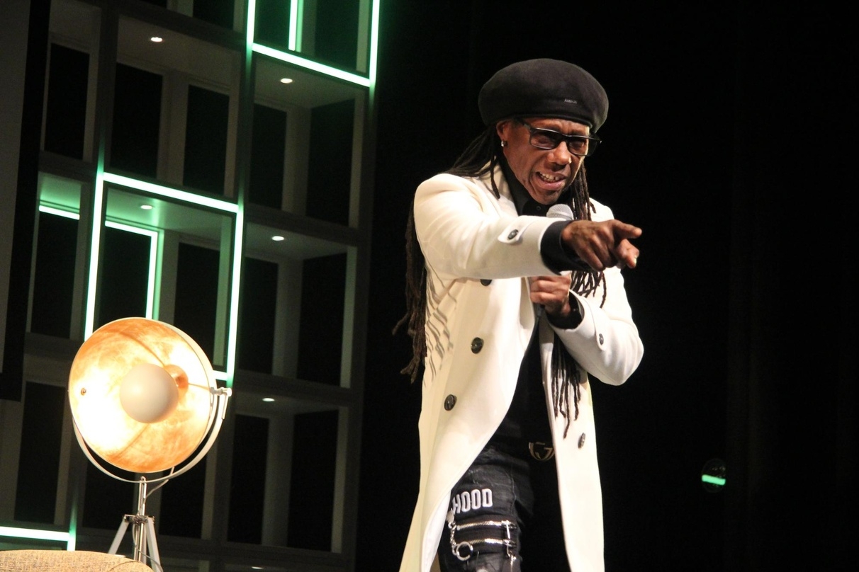 Sprach zweimal vor vollem Haus beim Amsterdam Dance Event: Nile Rodgers