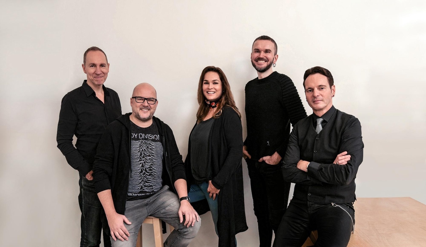 Bauen bei Schubert Music auf Synergien (von links): Volker Zacharias, Andreas Schubert, Kathrin Kiesewetter, Thomas Thyssen und Eric Burton