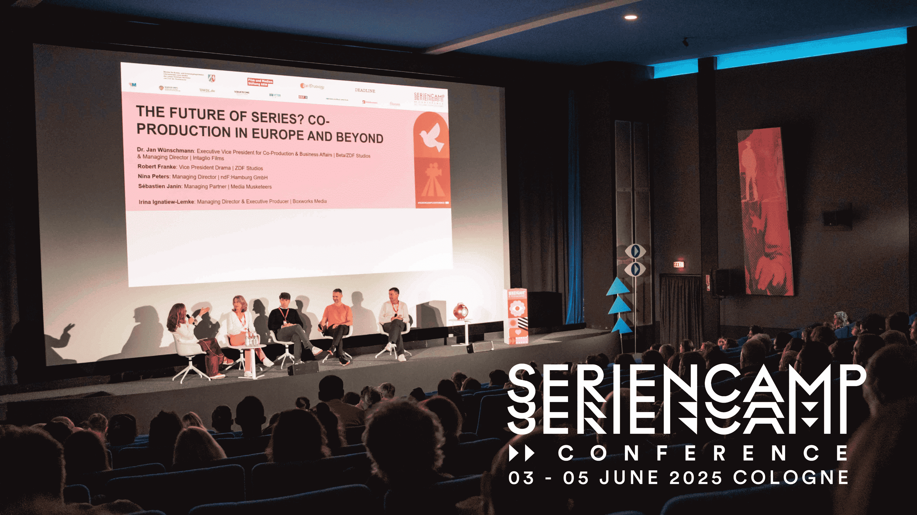 "Mozart, Mozart", "Ku'damm '77" und "Alphamännchen" Teil des Seriencamp Conference-Programms