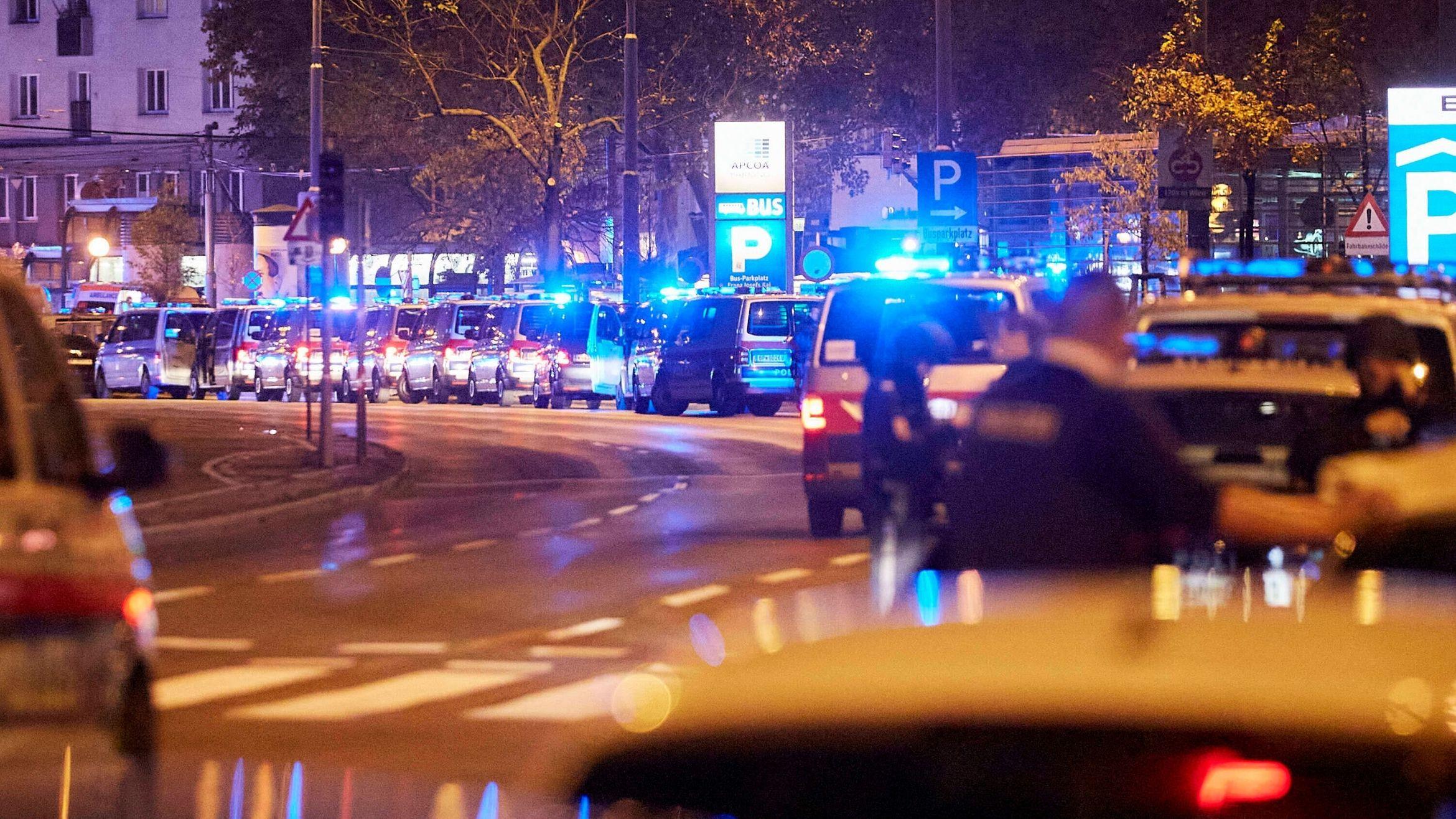 Polizei-Einsatz während des islamistischen Anschlags in Wien, 