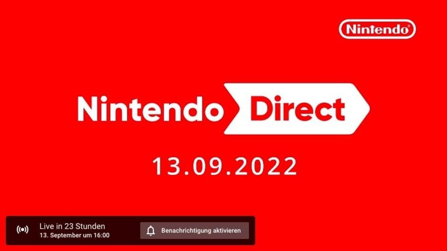 Nintendo Direct am 13. September 2022.