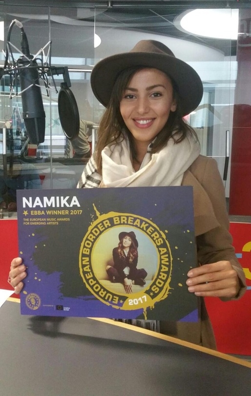 Mit ihrem European Border Breaker Award: Namika