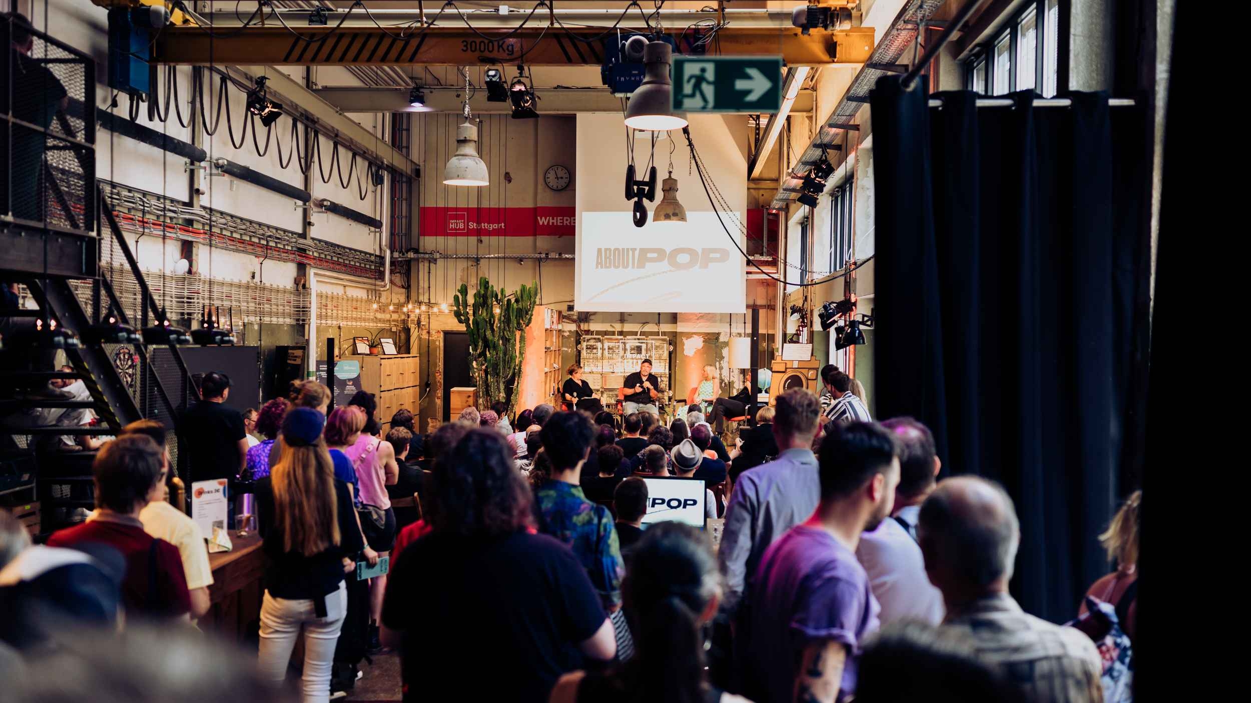 ABOUT POP 2023. Aufgenommen am 22. Juli 2023 in Stuttgart.