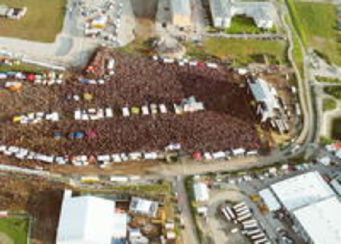 Gigantisch: Impression vom Aerodrome aus dem Hubschrauber
