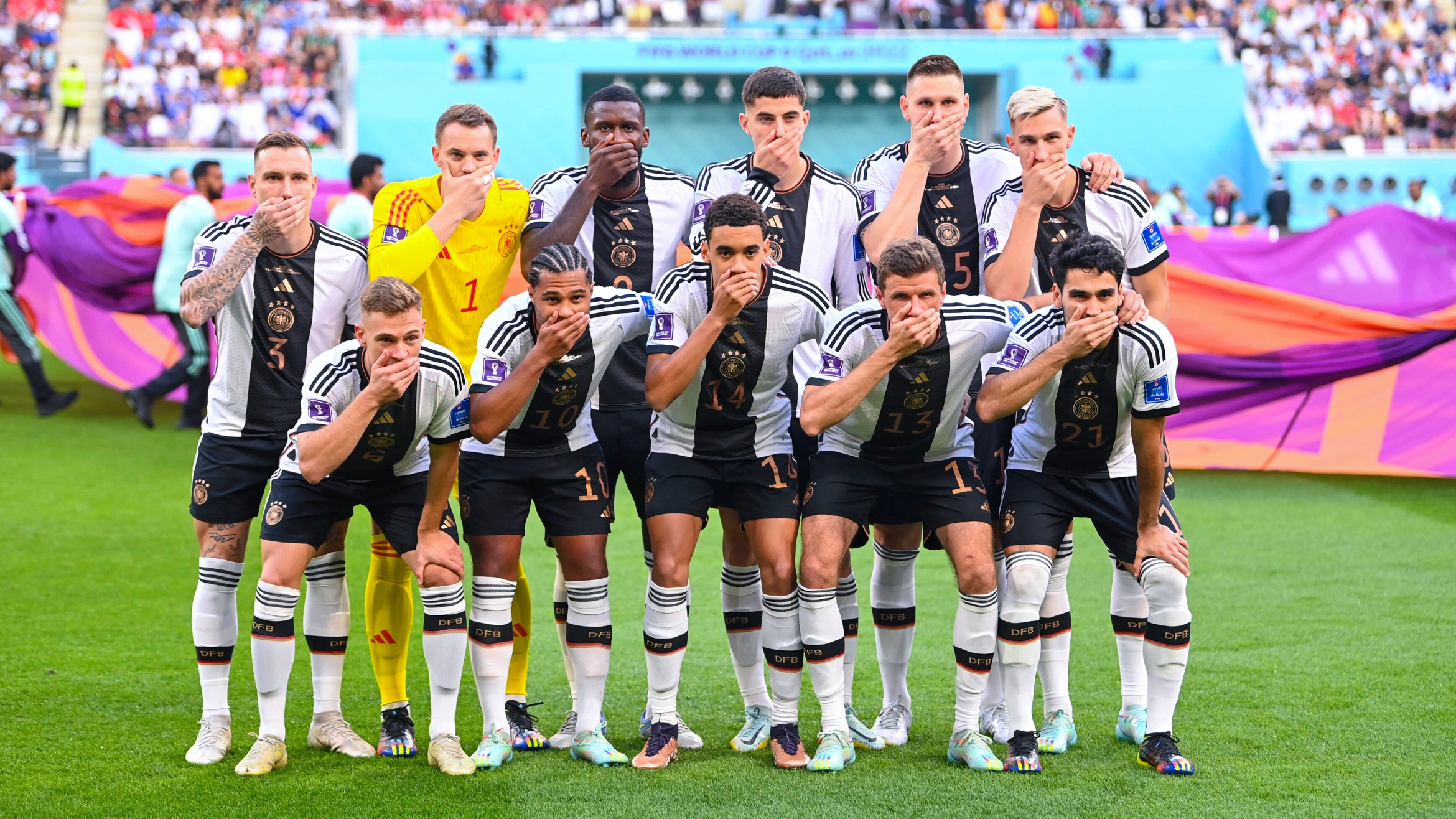 Die DFB-Elf bei der Weltmeisterschaft in Katar - 