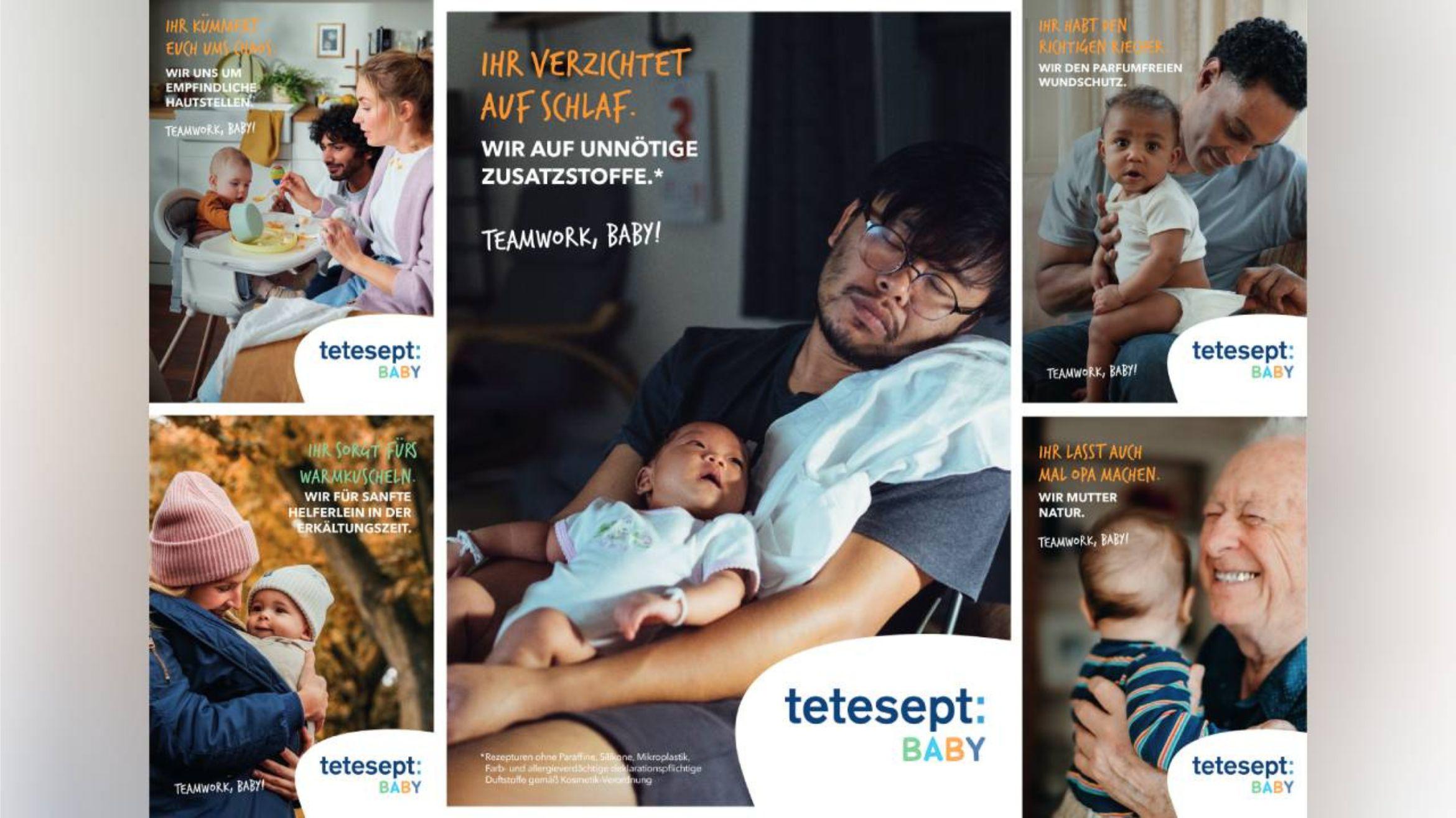 Kampagne für die neue Produktserie Tetesept Baby – 