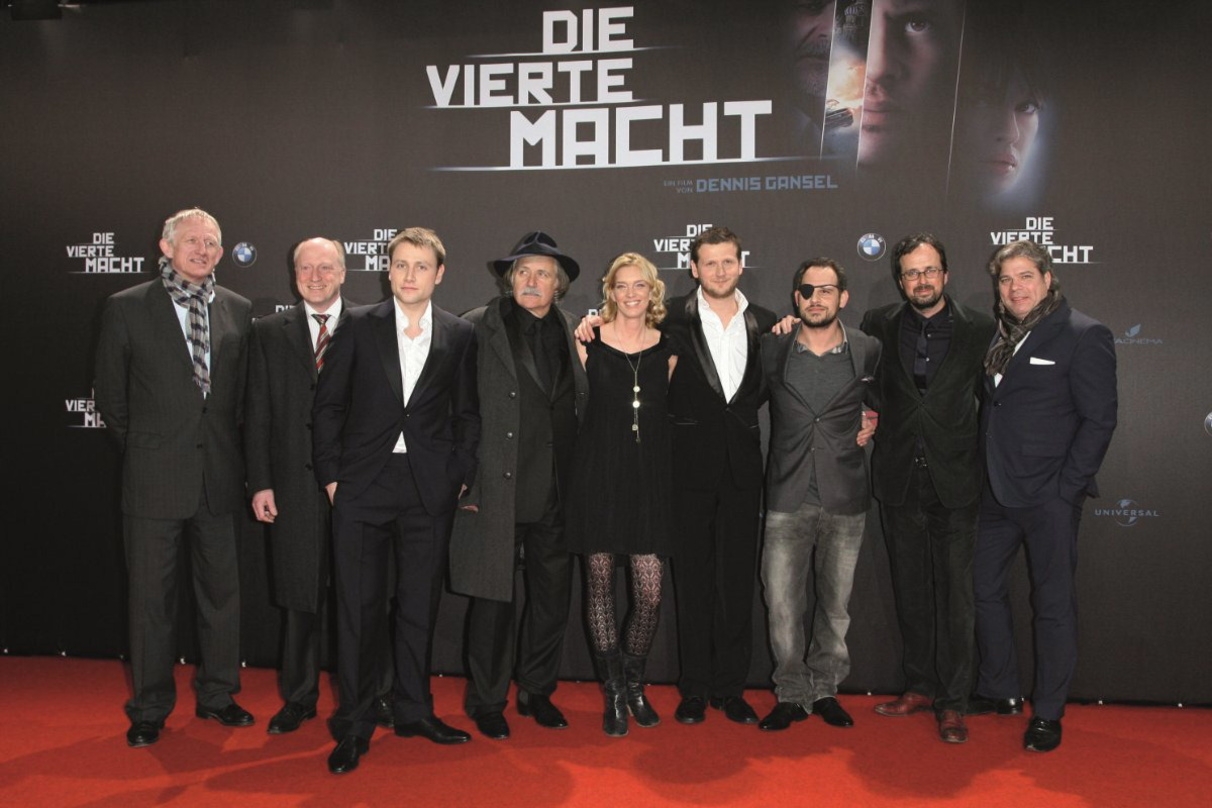 Das "Die vierte Macht"-Team bei der Premiere