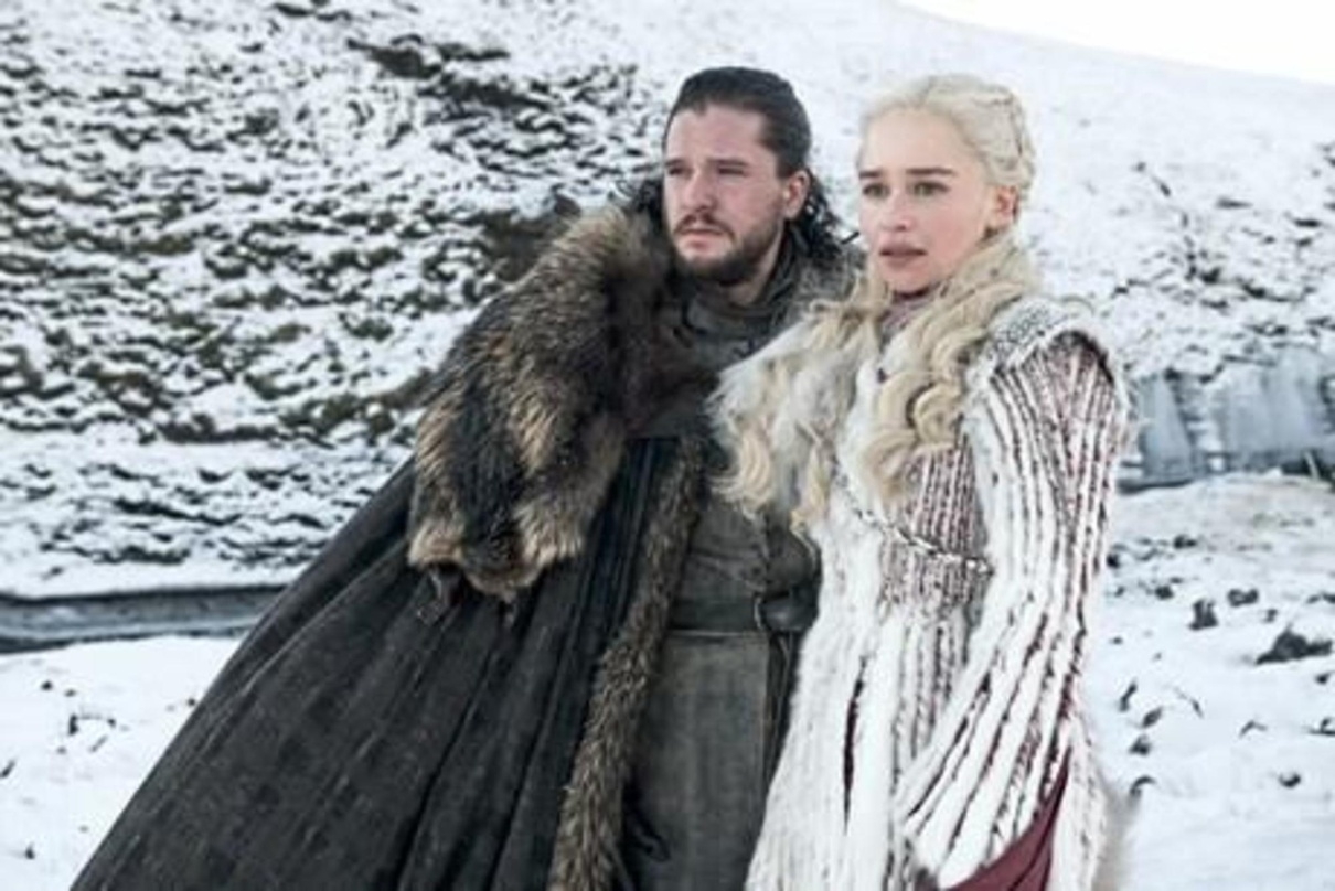 Jon Snow (Kit Harrington) und Daenerys Targaryen (Emilia Clarke) 