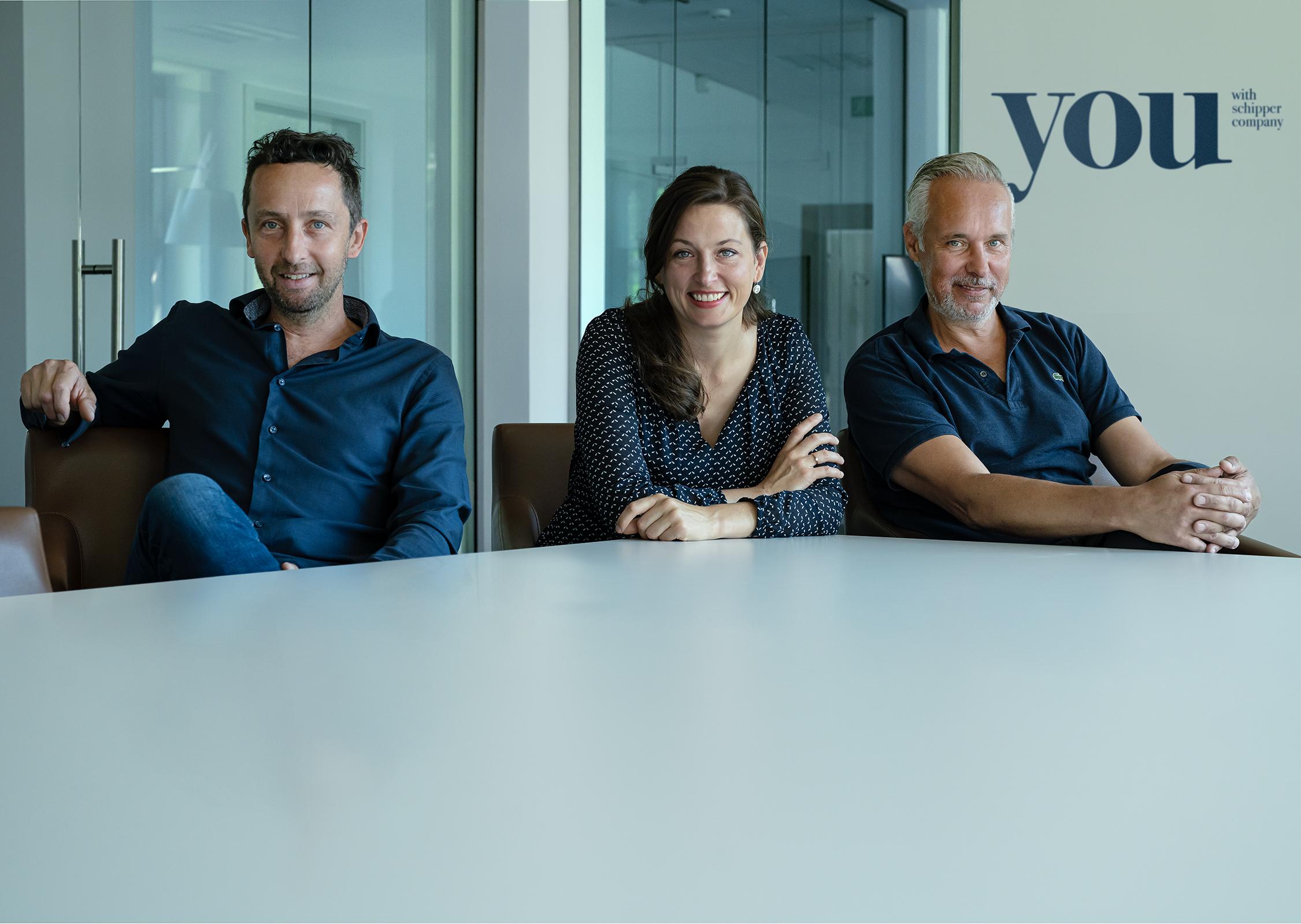 Die neue Führungsriege von You: Gründer Michael Schipper (r.), Insa Maehl und Kreativchef Frank Bannöhr 