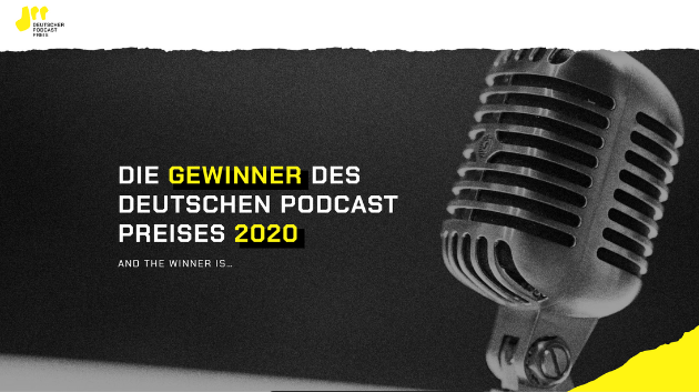 Die Gewinner des Deutschen Podcast Preises stehen fest