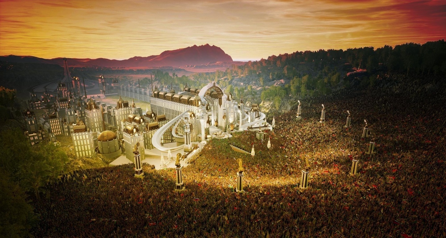 Könnte auch für 2021 die Notlösung werden:: ein digitales Tomorrowland, hier ein Bild von der virtuellen Fantasiewelt der 2020er Onlineausgabe