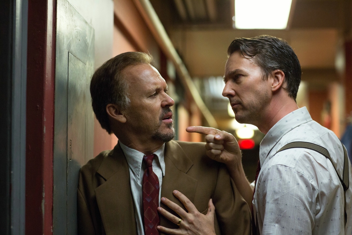 Michael Keaton und Edward Norton sind für ihre Rollen in "Birdman" für einen SAG Award nominiert