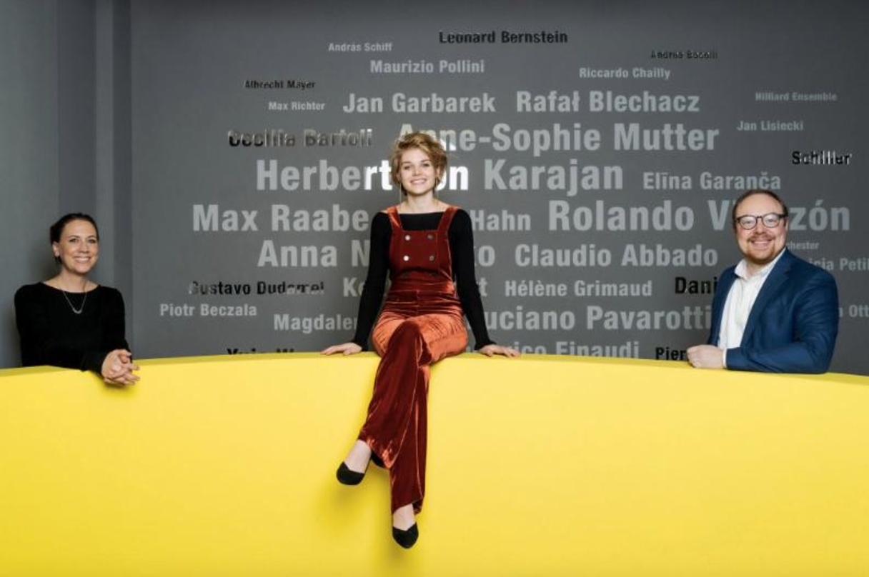 Neues Team (von links): Angelika Meissner (Director Classical, Artists & Repertoire), Magdalena Hoffmann und Clemens Trautmann (President Deutsche Grammophon)