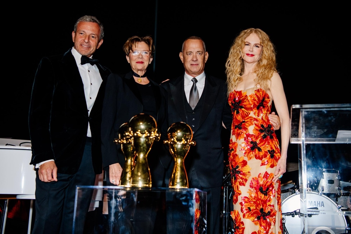 Bob Iger, Annette Bening, Tom Hanks und Nicole Kidman bei der Eröffnungsgala